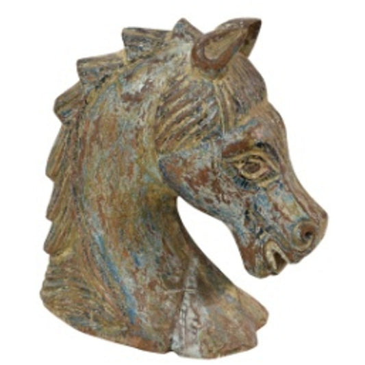 RS045067, Art. Wooden Horse Head, Mango Wood - iDekor8