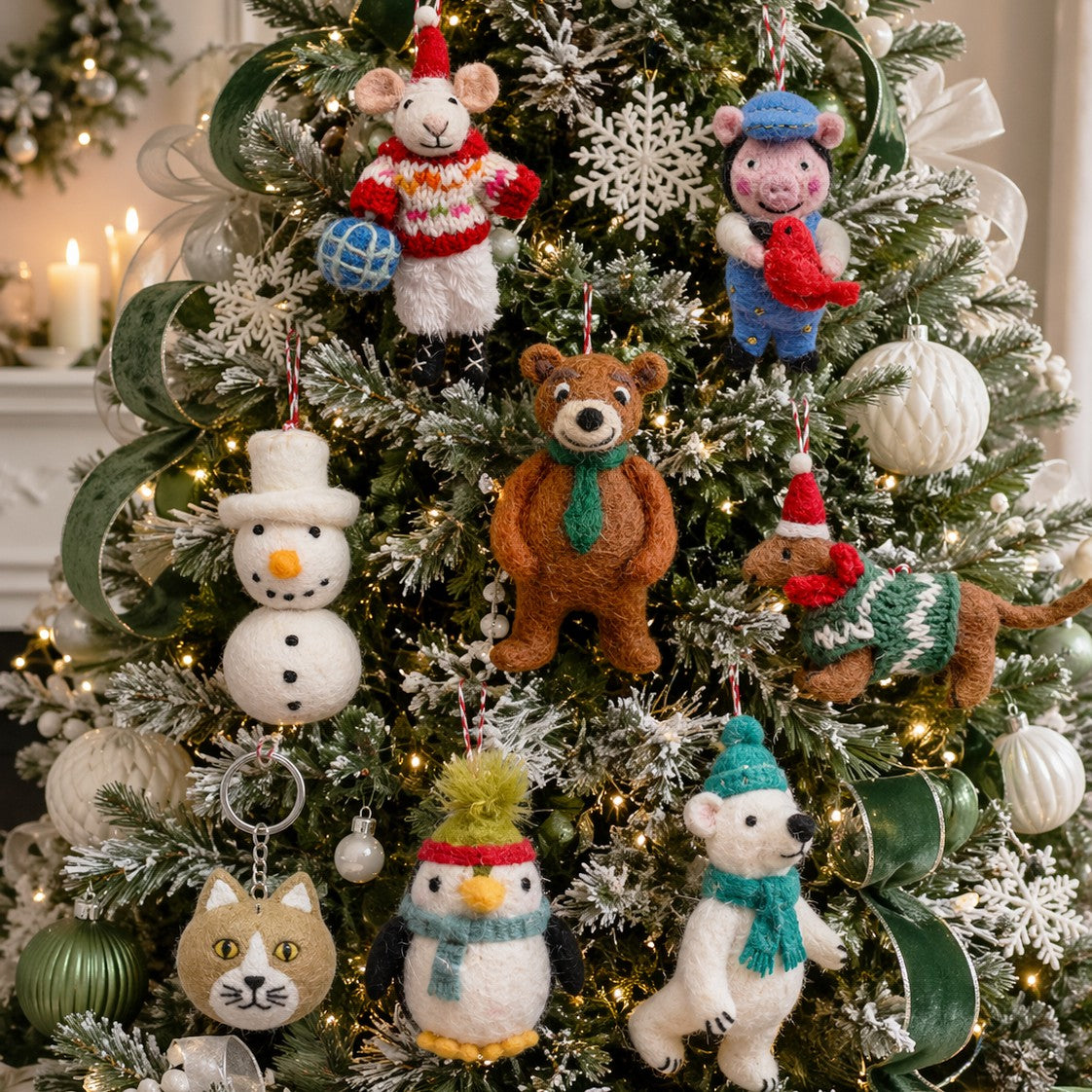 2026 Felt Christmas Ornaments