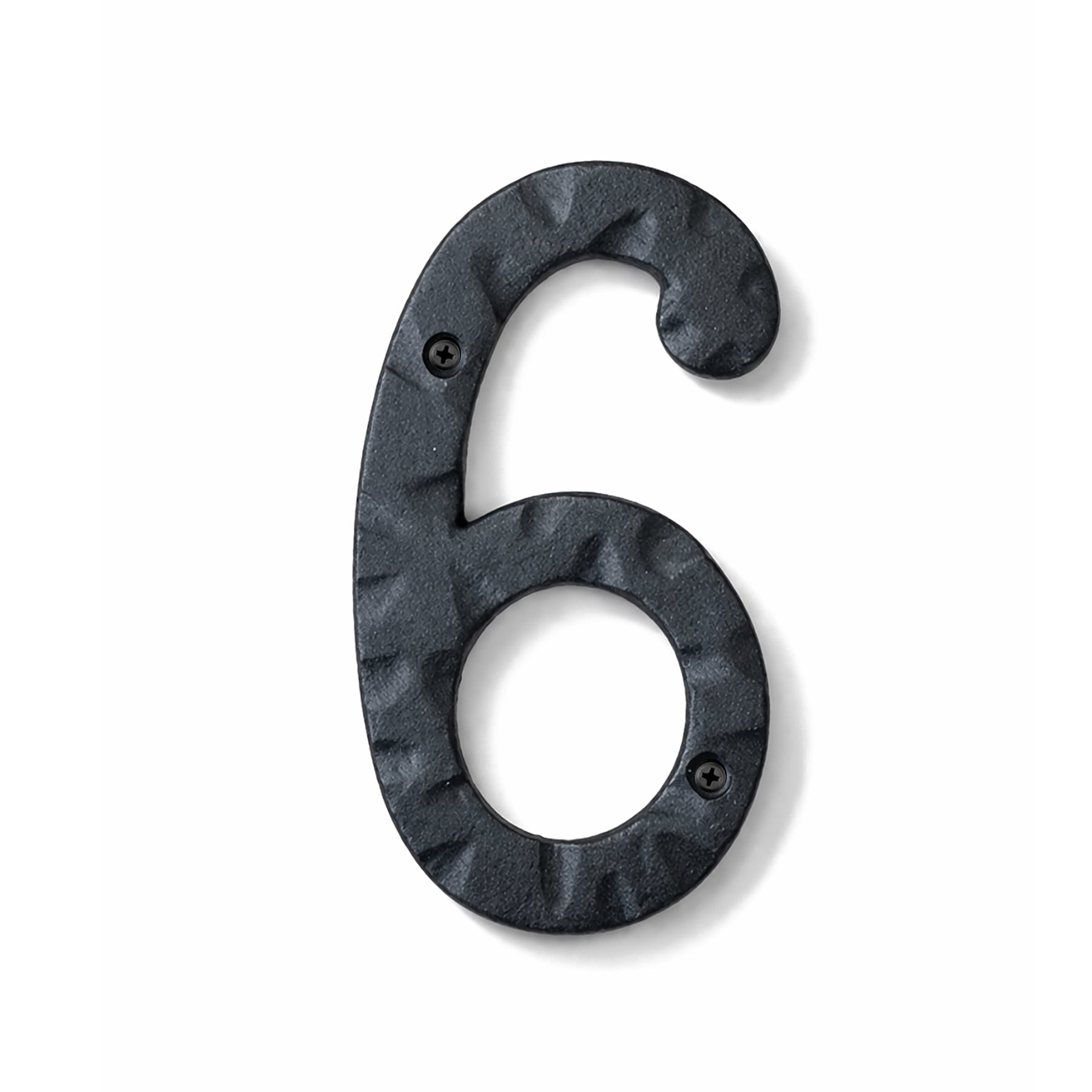 Rustic cast iron number 6or9, hand forged design. 5.5 in – North ...