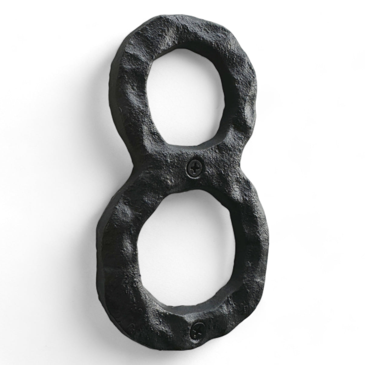 Rustic cast iron number 8, hand forged design. 5.5 in – North American ...