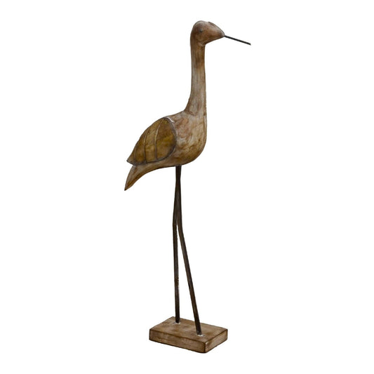 34" Wooden Bird Figure - iDekor8