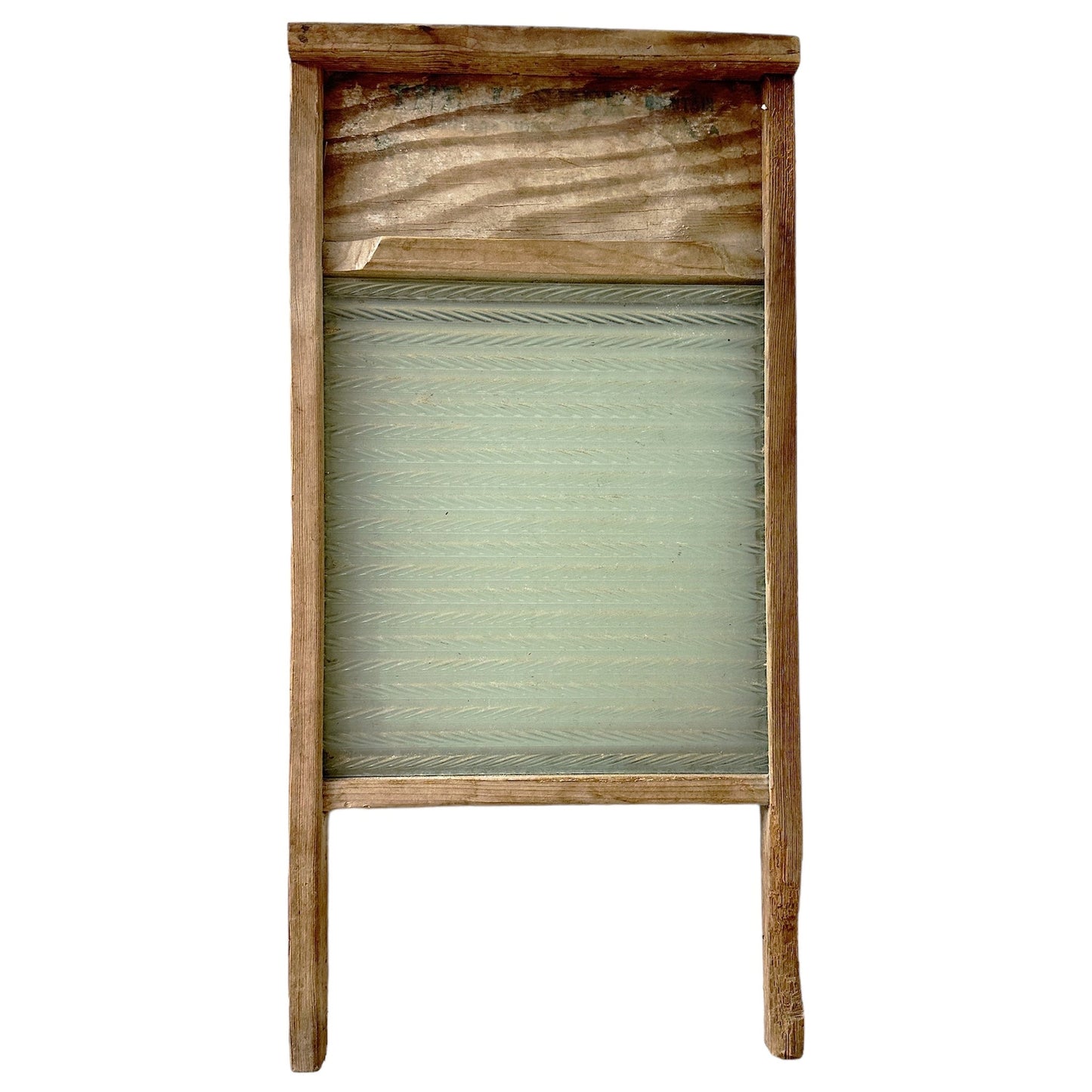 1940s Vintage Washboard Ribbed Glass, Made in USA North American