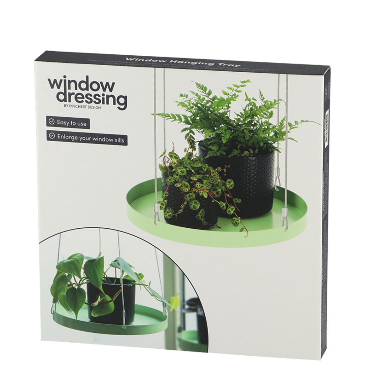 Round Green Window Hanging Tray L – North American Country Home